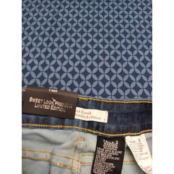 SL JEANS STRETCH DENIM BLUE WAIST 27IN,  H10 SLWG435 SZ 3 ,SKINNY, RIPPED JEANS - Picture 11 of 11